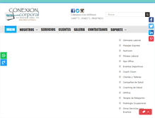Tablet Screenshot of conexion-corporal.com